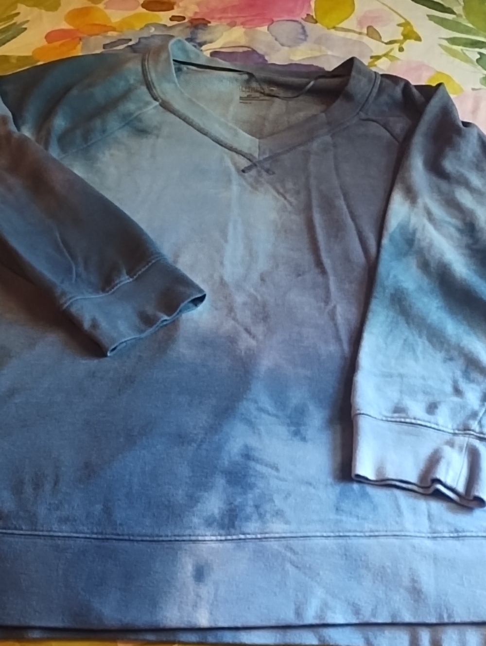 Blue VGC Terra&Sky V‑Neck Sweatshirt - Classic Casual 2X.